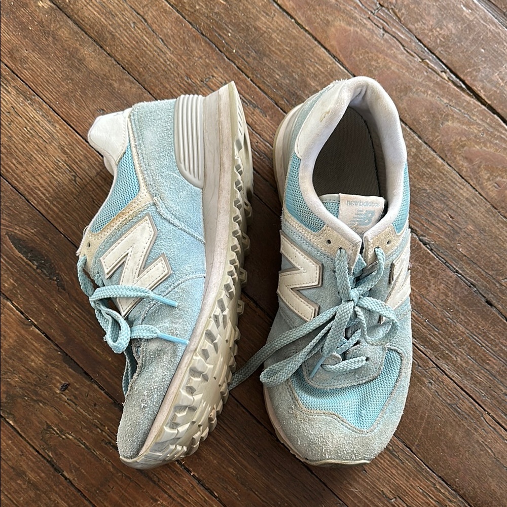 New Balance Light Blue Sneakers